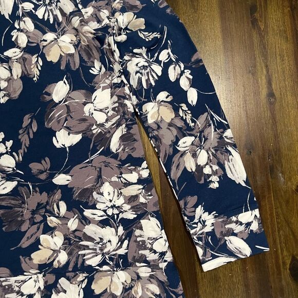 J. Jill Pure Jill Harmony Crew Neck Tunic Blouse - Picture 3 of 10